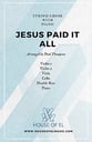 Jesus Paid it All Orchestra sheet music cover